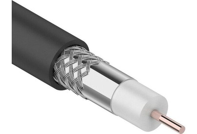 REXANT (012202) RG6U, 75 ом, бухта 100 м, черный