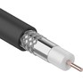 REXANT (012202) RG6U, 75 ом, бухта 100 м, черный