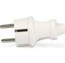 SMARTBUY (SBE16P01w) Вилка прямая с заземлением белая 16А 250В