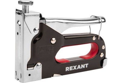 REXANT (125403) СТЕПЛЕР МЕБЕЛЬНЫЙ МЕТАЛЛИЧЕСКИЙ СО ВСТАВКАМИ 3 В 1