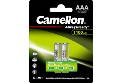 CAMELION (15037) Always Ready AAA1100mAh NiMh BL2