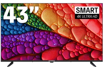 SOUNDMAX SMLED43M04SU(черный)\Y SMART TV Яндекс