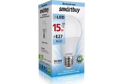 SMARTBUY (SBLA601540KE27) 15W/4000/E27