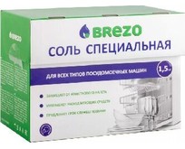 BREZO 97008 Специальная соль для посудомоечной машины 1500 г.