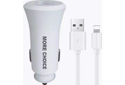 MORE CHOICE (4627151192093) AC23i 2USB 2.4A для 8pin White