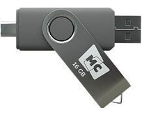 MORE CHOICE (4620202559036) USB 16GB 2.0 TypeC МФ16а Silver