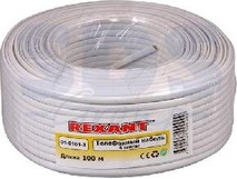 REXANT (0151013) ШТЛП4 ССА белый 4 жилы 100м