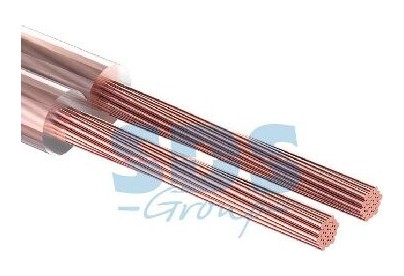 REXANT (016303) 2х0.50 мм,прозрачный SILICON, 100м