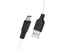 HOCO (6957531071389) X21 USB (m)microUSB (m) 1.0м  белый/черный