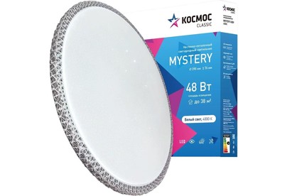 КОСМОС KCMist48W_4000 Classic MYSTERY 48Вт/230В/4000К/3120Лм 390*76мм серебро