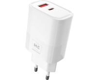 MORE CHOICE (4620202555533) NC81 СЗУ 1USB+1TypeC 3.0A PD 20W+ QC3.0 , белый