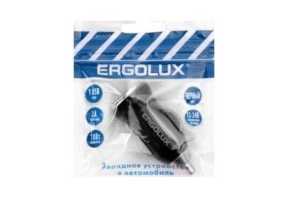 ERGOLUX (15105) ELXCA01PC02 12В черный