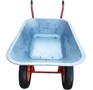 LWI Тачка строительная 2х колесная 130л. 320кг 130х2