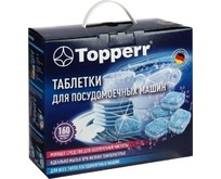 TOPPERR 3322 Таблетки для посудомоечных машин, 160 шт. в уп.