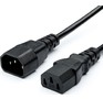 GOPOWER (0000024537) C14 (m)C13 (f) 1.8м ПВХ 0.75мм удлинитель черный (1/10/100)