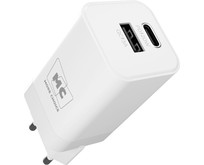 MORE CHOICE (4620202555755) NC85 1USB+1TypeC 3.0A PD 20W+QC3.0 White