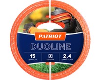 PATRIOT 805401161 D 2,4 мм L 15 м (скрученный квадрат, двухцветная)