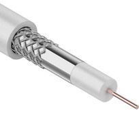 REXANT (012611) 3С2V, CCS/AL/AL, 48%, 75 ОМ, бухта 100М белый