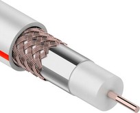 PROCONNECT (012401220) SAT 50M, CCS/AL/AL, 75%, 75 ОМ, моток 20 м, белый