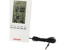 REXANT (700513) S3331SC МЕТЕОСТАНЦИЯ КОМНАТНОУЛИЧНАЯ С ПРОВОДНЫМ ДАТЧИКОМ