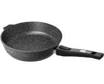 МЕЧТА 022802И Гранит black Induction Pro 22см съемная ручка