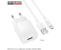 BOROFONE (6941991122606) BAS71Am 1USB 2.1A для micro USB White