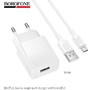 BOROFONE (6941991122606) BAS71Am 1USB 2.1A для micro USB White