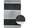 САНАКС 00211 SILVER Коврик в ванную двойной ЧЁРНЫЙ 60х100+50х60 см 100% полиэстер
