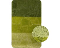 САНАКС 00206 SILVER Коврик в ванную двойной ЗЕЛЁНЫЙ 60х100+50х60 см 100% полиэстер
