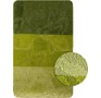 САНАКС 00206 SILVER Коврик в ванную двойной ЗЕЛЁНЫЙ 60х100+50х60 см 100% полиэстер