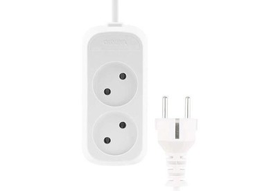CADENA 2 гн MID 1,5м бз ПВС 2*1 10А белый