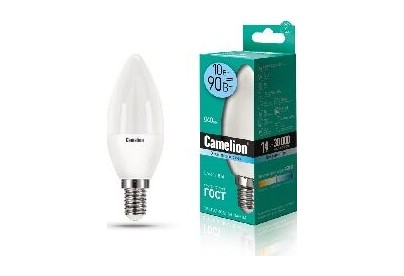CAMELION (13561) LED10C35/845/E14/10Вт/4500К