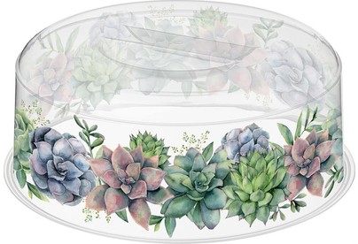 HOMVER Botanica D250мм с декором (бесцветный) 222132601/00