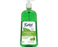 FOREST CLEAN Гель для мытья посуды Зеленое яблоко 1 л