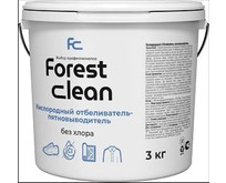 FOREST CLEAN Отбеливатель  пятновыводитель (ведро 3 кг, порошок)