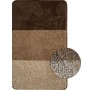 САНАКС 00214 SILVER Коврик в ванную одинарный КОРИЧНЕВЫЙ 60х100см 100% полиэстер