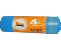 РЫЖИЙ КОТ мешки для мусора с завязками 60л 10шт/рул. (35) (310325)