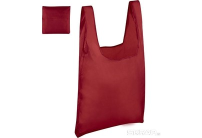 РЫЖИЙ КОТ Сумка складная 37*55см Basic бордовая (104369)