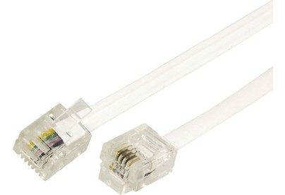 REXANT (183021) RJ11(6P4C), длина 2 метра, белый