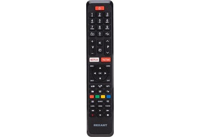 REXANT (380013) Пульт универсальный для телевизоров TELEFUNKEN/VESTEL/BEKO черный