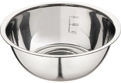 MALLONY Миска BowlRoll24, объем 2500 мл, из нерж стали, зеркальная полировка, диа 24 см (003278)