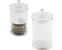 MALLONY Стеклянная банка для сыпучих продуктов с крышкой BANCA, объем: 0.4 л (003600)