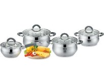 LARA LR0293 Bell набор посуды 8пр. ПОДАРОК LARA LR0436 500мл