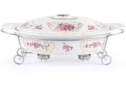 POMIDORO POMI D'ORO P155031 Debora Мармит керамический с крышкой