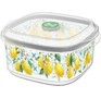 HOMVER Sicily Lemon для СВЧ 1,6л с клапаном с декором (бесцветный) 222120025/0107