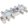 REXANT (056105) ДЕЛИТЕЛЬ ТВ Х 8 + 9ШТ. F BOX 51000 МГЦ SILVER