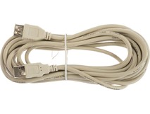 REXANT (181117) Кабель USB (шт. USB A гн. USB A) 5 метров, серый REXANT