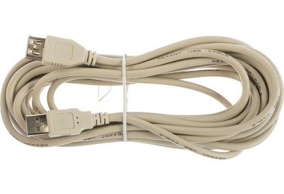 REXANT (181117) Кабель USB (шт. USB A  гн. USB A) 5 метров, серый REXANT