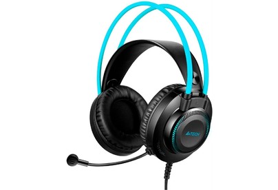 A4TECH Fstyler FH200U серый/синий 2м накладные USB оголовье (FH200U BLUE)