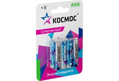 КОСМОС KOCLR03BL8 серебро/голубой